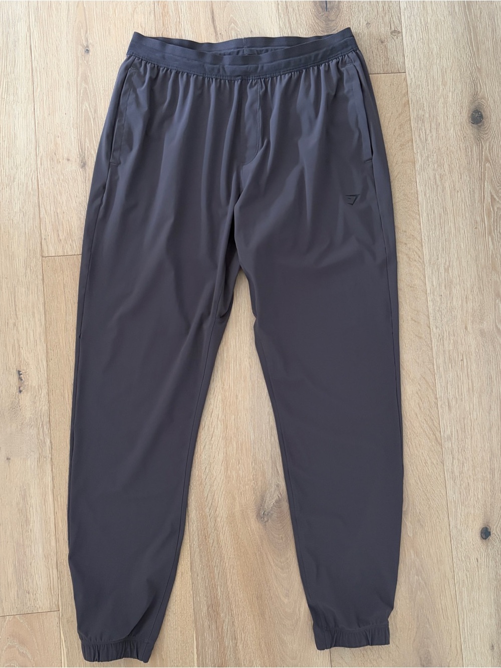 Gymshark Jogger Pants Mens L Black Athletic Training Gym Ankle Zip Activewear